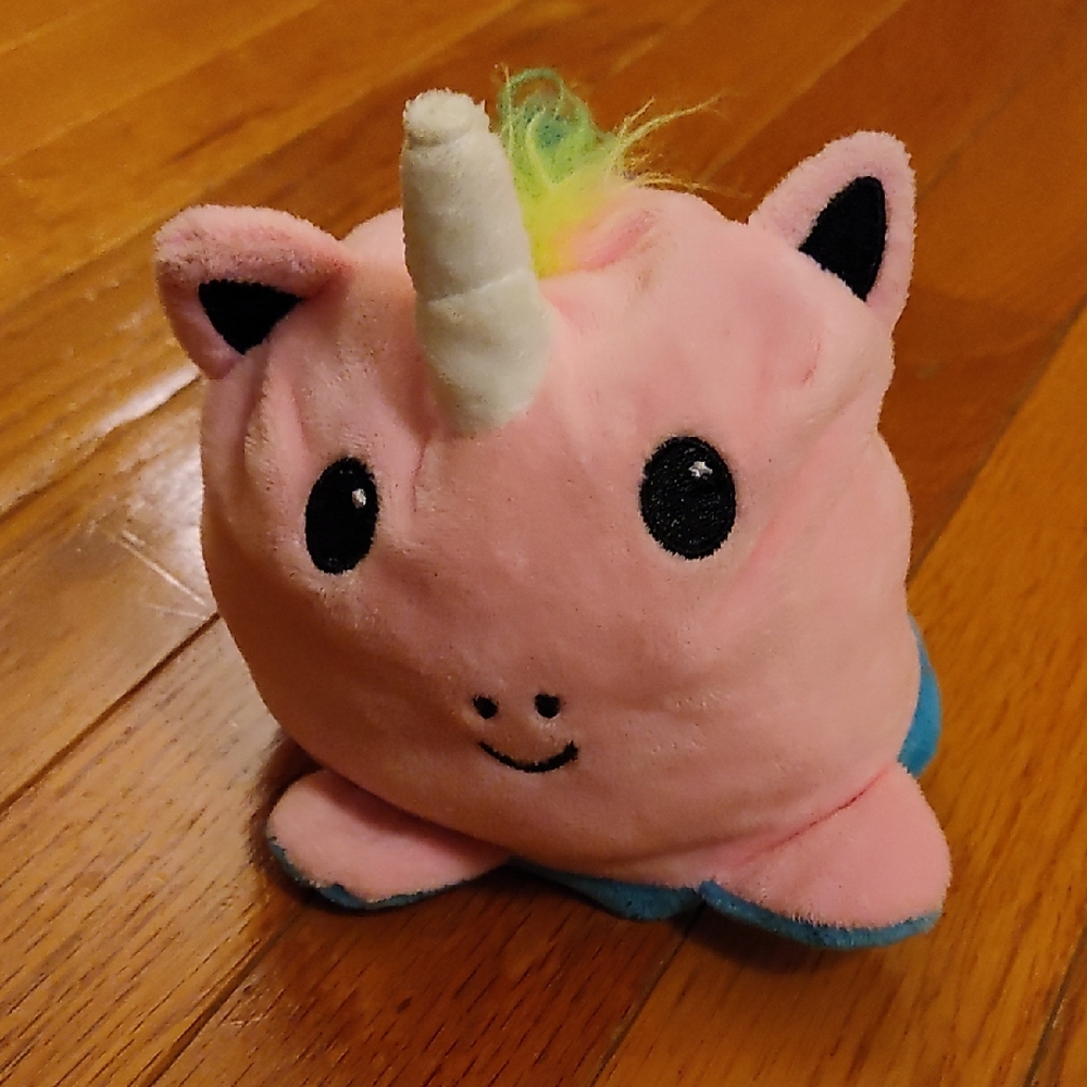Reversible Unicorn Mood Plushie